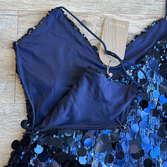 NWT Meshki Romilly Sequin Mini Party Dress - Picture 11 of 11
